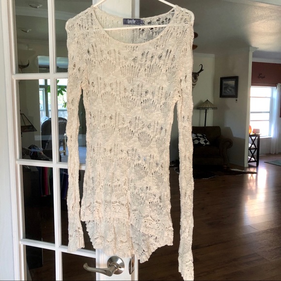 Karma Blue Tops - Lace Blouse